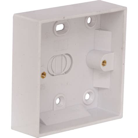 coloured electrical back boxes|electrical pattress box.